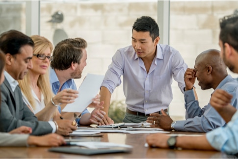 Diverse-group-discussing-marketing
