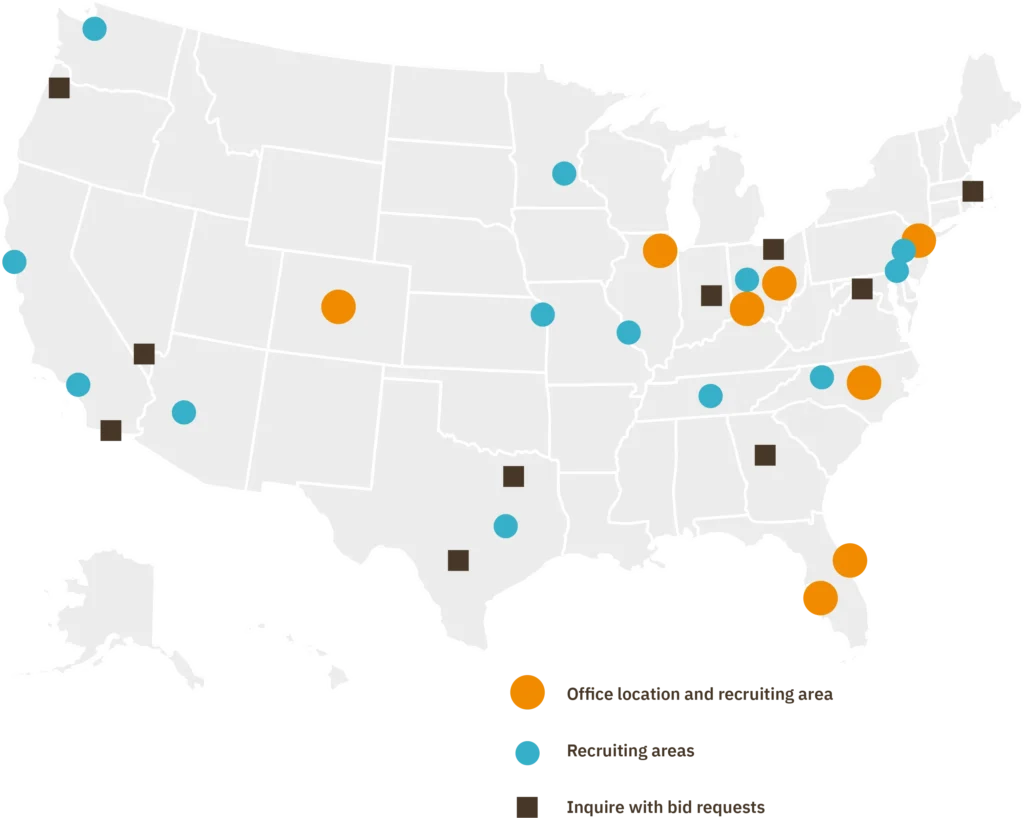 L&E Facility map